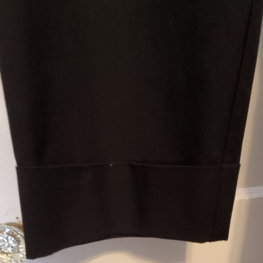 Inc Black Stretch Basic Cuff Pants - image 3